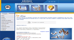 Desktop Screenshot of abhinavalloys.com